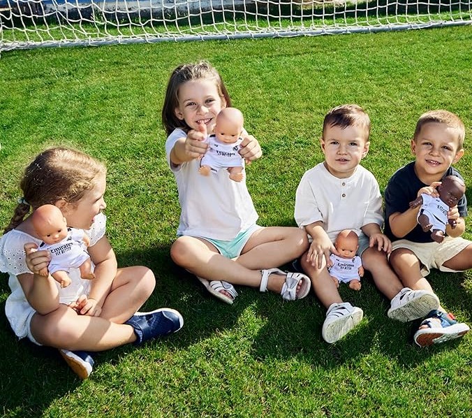 Realistická bábika Miniland Real Madrid v oficiálnom drese